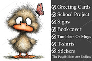 Whimsical Spring Animals Clipart, a Seasonal Illustration by Canvas Craft (Thumbnail 3 of 7)