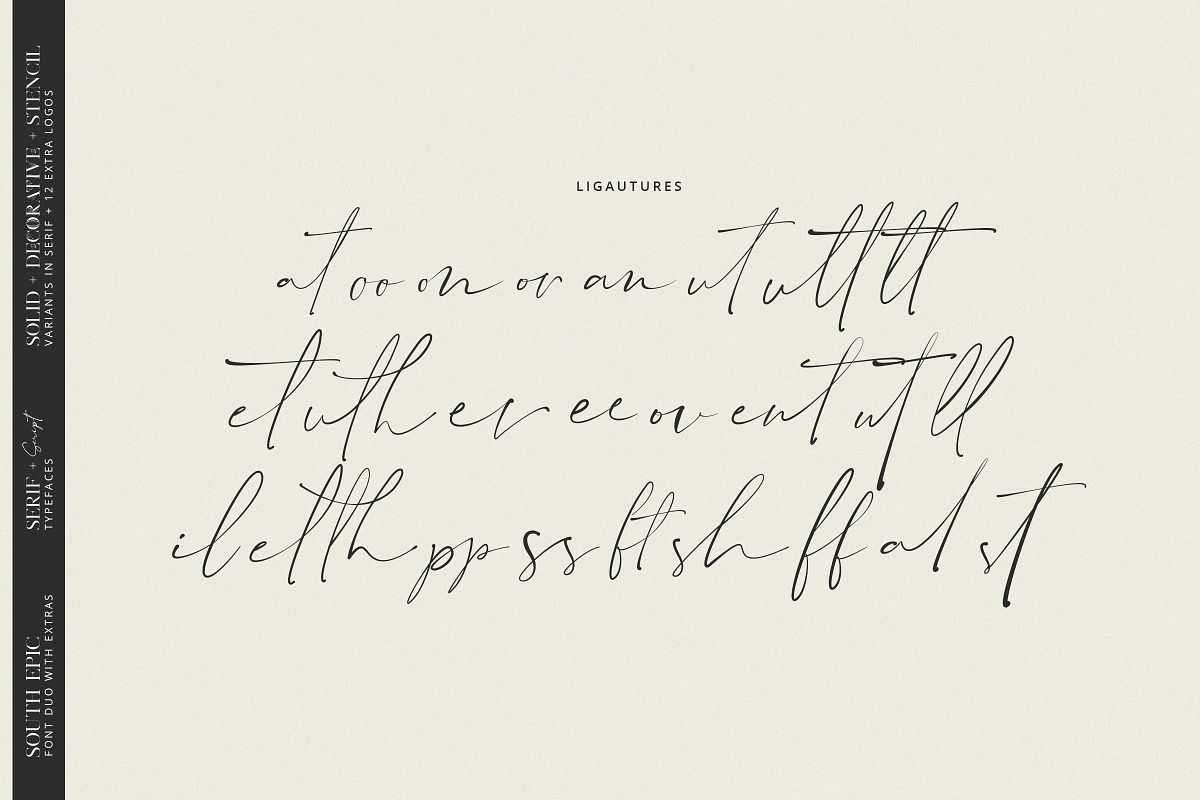 South Epic Dream Font Duo + Logos, a Serif Font by SNIPESCIENTIST (Photo 31 of 32)