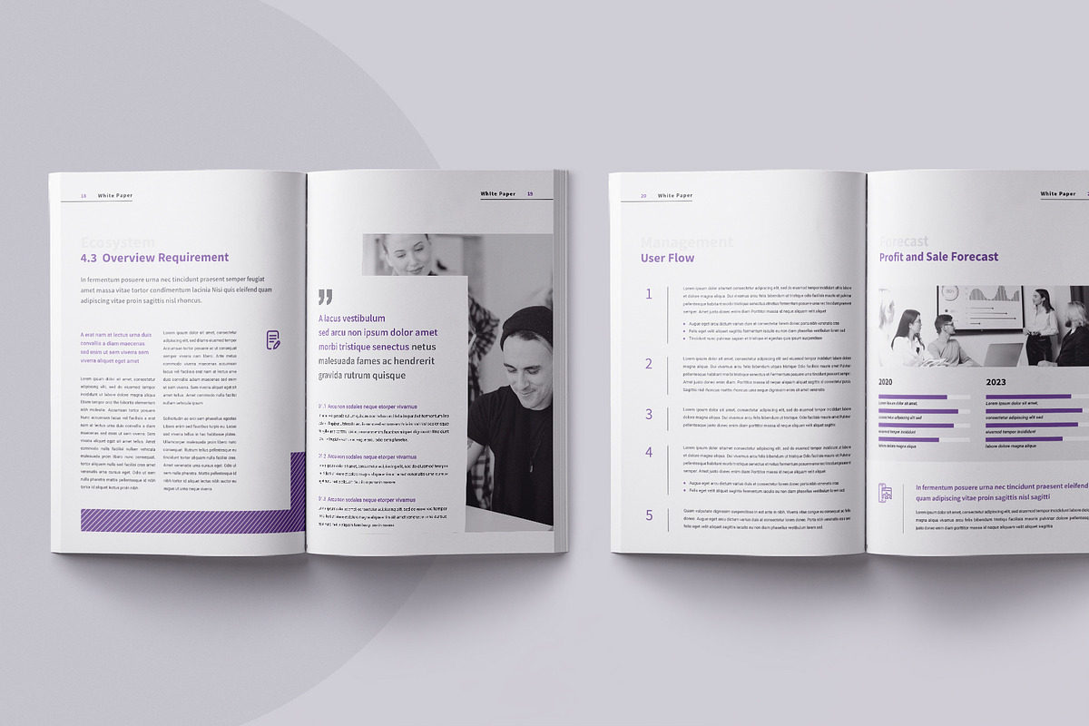 White Paper | Canva, Word, PPTX, IN, a Brochure Template by ArtisticLand (Photo 5 of 8)