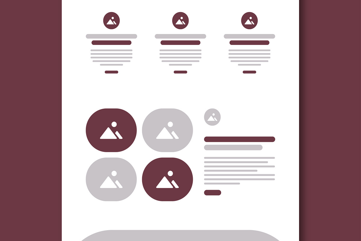 Travel Landing Page Wireframe Design, a Wireframe Template by MightyDesign (Photo 5 of 9)