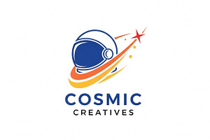 Cosmic Creatives Logo, a Branding & Logo Template by Logocreative