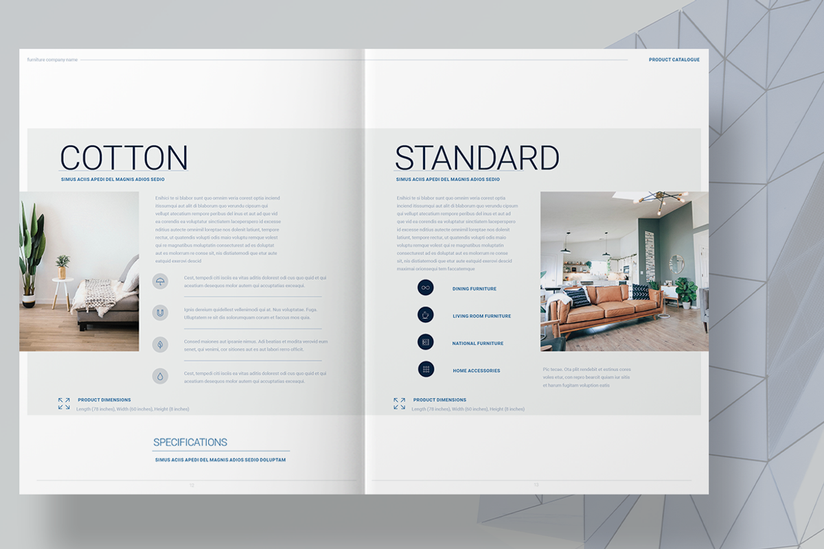 Interior Design Product Catalog, a Brochure Template by Boris Cupac