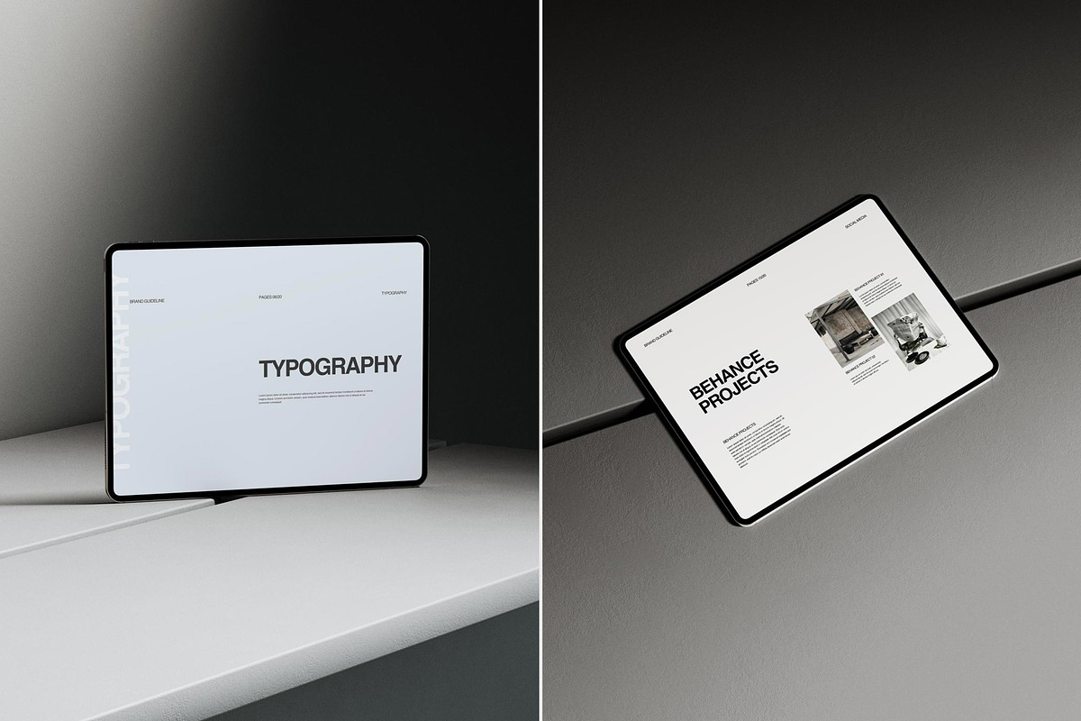 Dark iPad Mockup Collection, an iPad Mockup by Mockup Line (Photo 6 of 8)