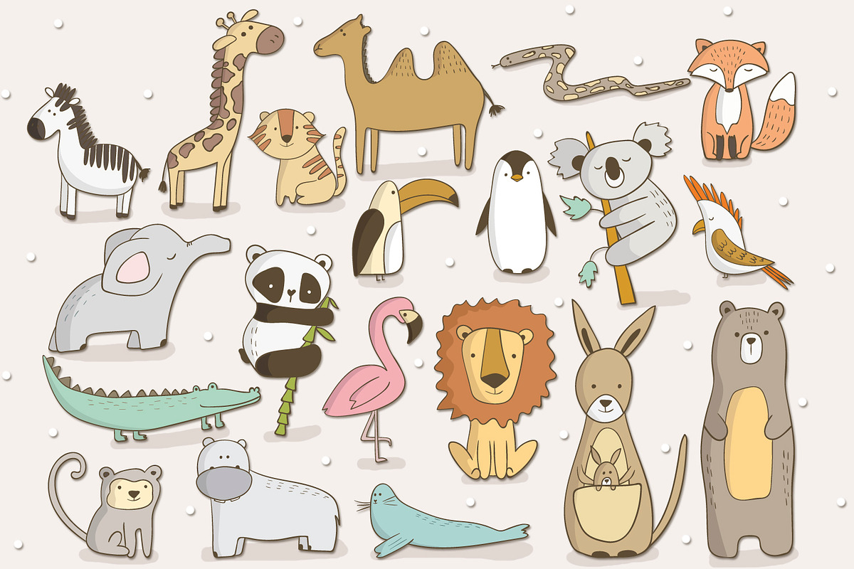 Welcome to the Zoo, an Animal Illustration by clipick (Photo 2 of 4)