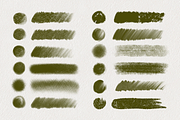 27 Textured Pencil Brushes Procreate, a Brush Add-On by Moon House Shop (Thumbnail 6 of 7)