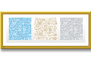 Collection of flower patterns., a Pattern Graphic by RODINA (Thumbnail 2 of 3)