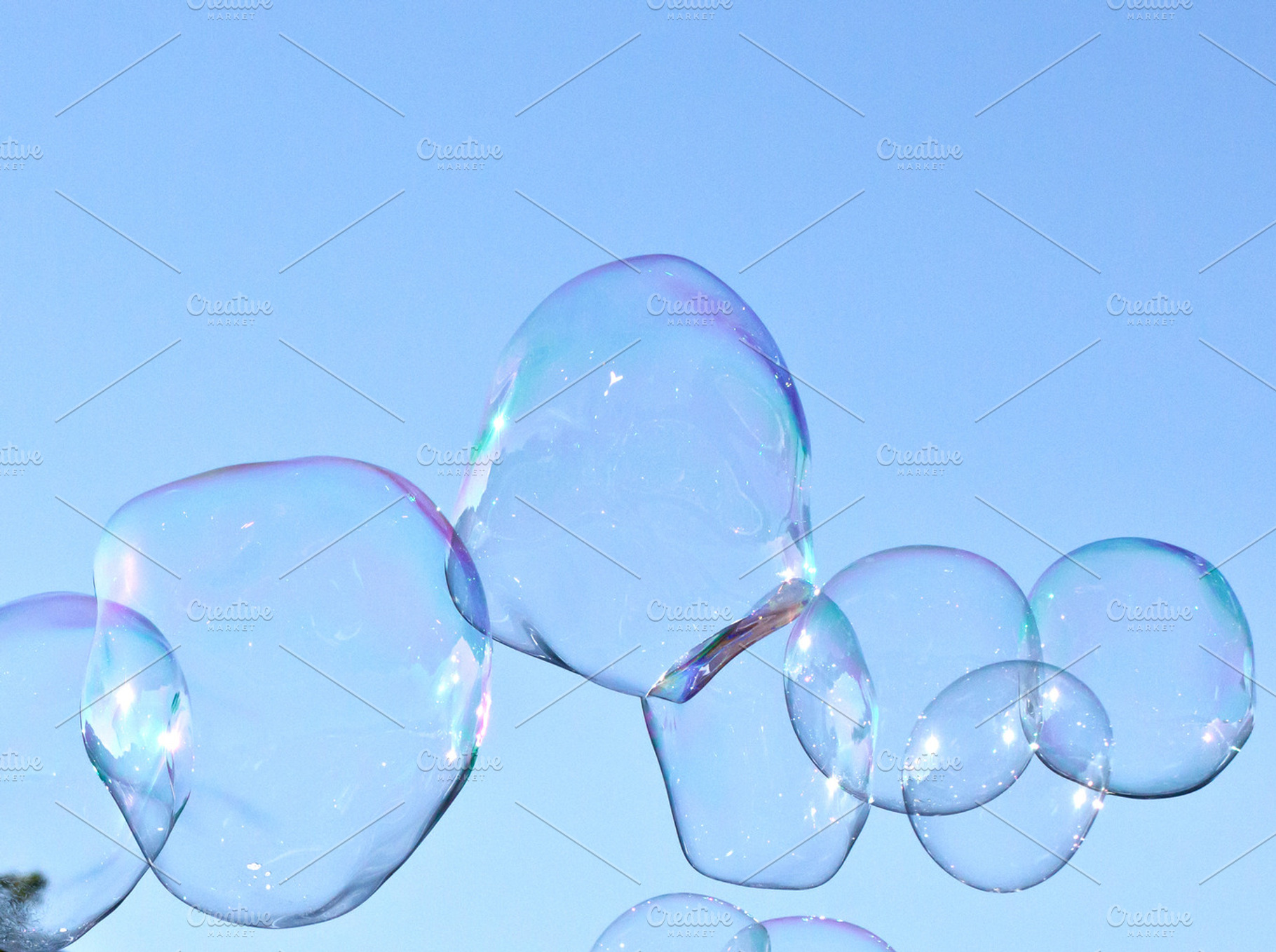 Bubbles background containing bubble, background, and blue