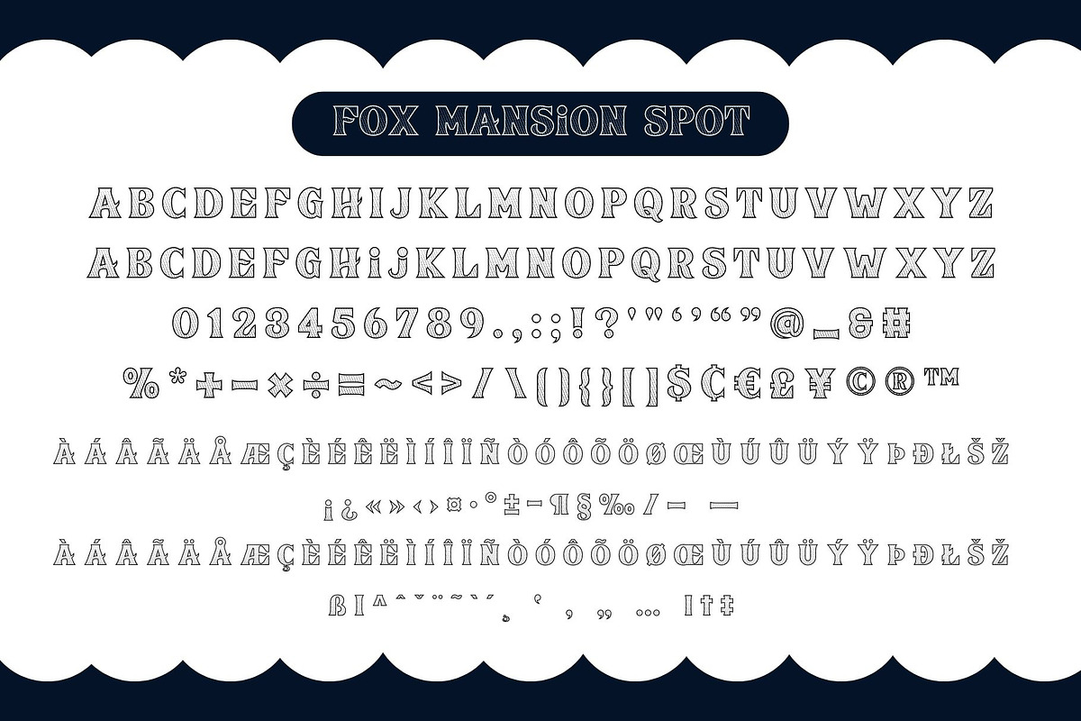 Fox Mansion 5 Fonts Style, a Serif Font by Fox7 By Rattana (Photo 9 of 11)
