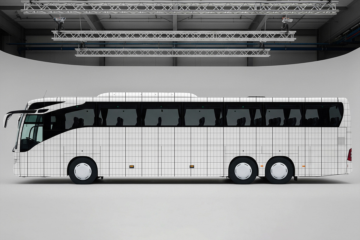 Realistic Bus Mockup Template, a Product Mockup by graphypix (Photo 3 of 4)