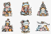 Coquette Christmas Frog, an Illustration by CreationArt (Thumbnail 5 of 6)