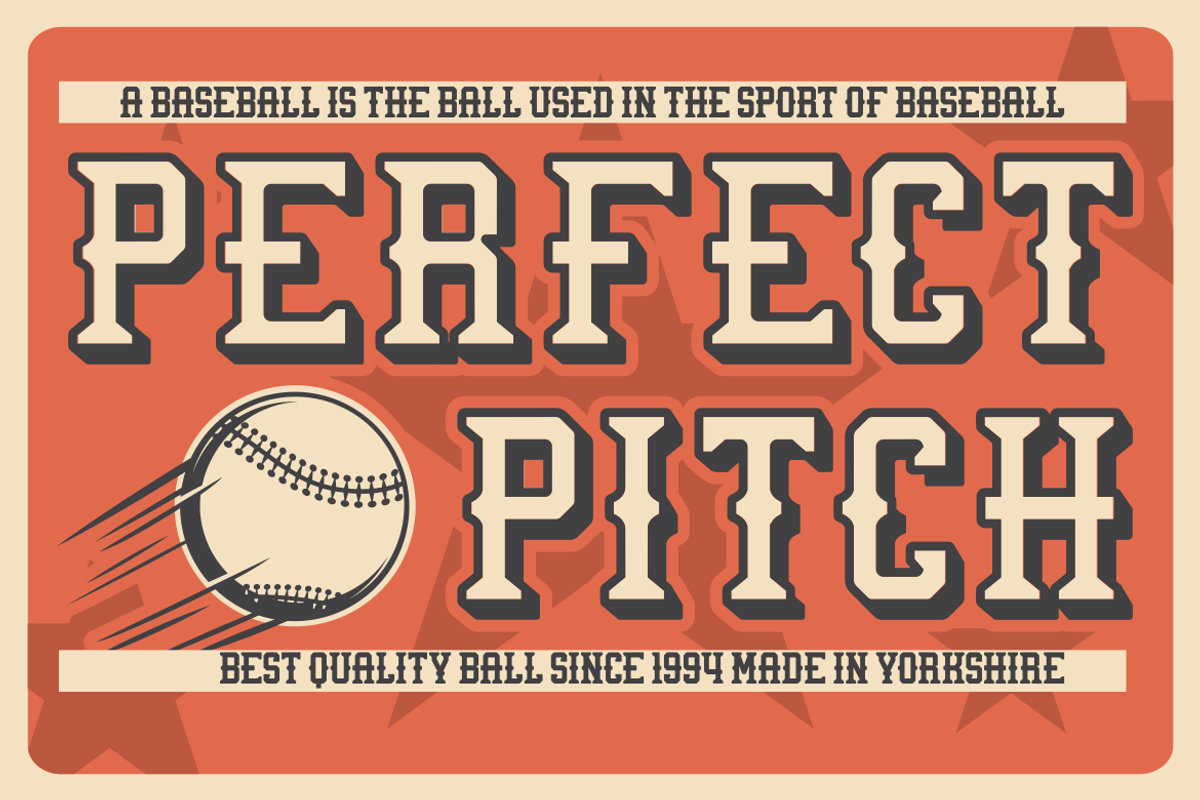 Vintage Victory - Vintage Sport Font, a Font by PutraCetol Studio (Photo 4 of 11)