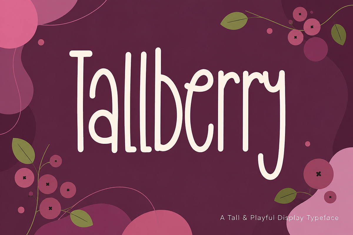 Tallberry – Playful Handwritten Font, a Handwritten Font by Wow Magic (Photo 4 of 6)