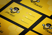 Creative Bee Business Card, a Business Card Template by Awns Creators (Thumbnail 5 of 5)