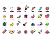 Fruits, Vegetables and Berries 42*2, an Object Graphic by zao4nik (Thumbnail 2 of 5)