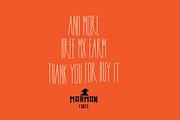 BREE MX - FARM, a Script Font by M#RM#N (Thumbnail 5 of 5)