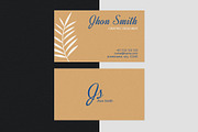 Tropical business card V2, a Business Card Template by EN86-21 (Thumbnail 1 of 3)