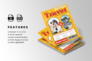 Travel Flyer Template, a Flyer Template by Artnivora.Std