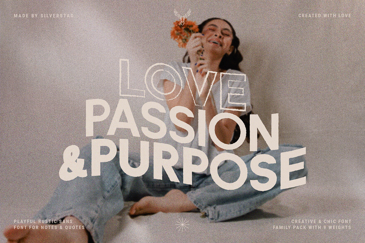 Rustic Summer Paradise Font Family, a Sans Serif Font by SilverStag Type Foundry (Photo 6 of 9)
