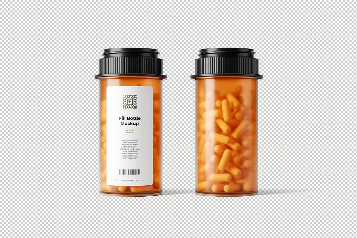 Pill Bottle Mockup, a Product Mockup by zpackcreative (Photo 3 of 4)