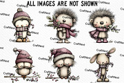 Whimsical Christmas Clipart Bundle, an Illustration by Craft Nest (Thumbnail 5 of 5)