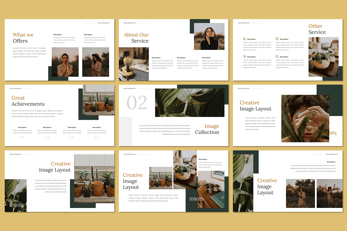 Montana - Powerpoint Template, a Presentation Template by deasign (Photo 10 of 13)