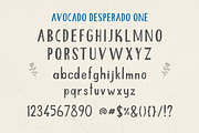 Avocado Desperado Font Set, a Sans Serif Font by 3ora (Thumbnail 5 of 8)