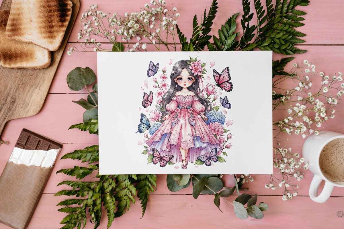 Spring Fashion Girl PNG Clipart., an Object Illustration by KennedyStudio (Photo 5 of 5)
