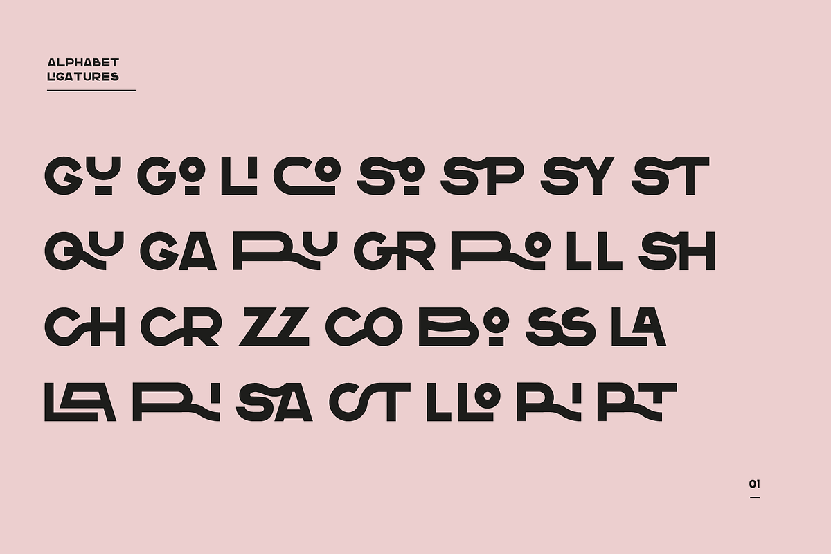 Yangi - Fontface preview 7