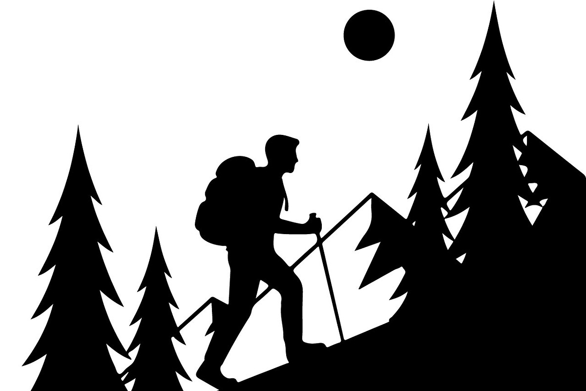 Hiking Silhouette Bundle, an Illustration by balal (Photo 10 of 20)