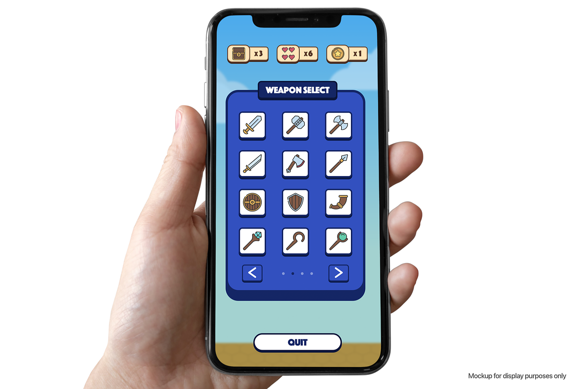 100 Video Game Elements Icons, an Outline Icon by Juicy Icons (Photo 4 of 6)