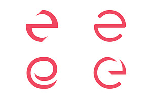 E Logo Design and template. Creative, a Branding & Logo Template by T.Vooka