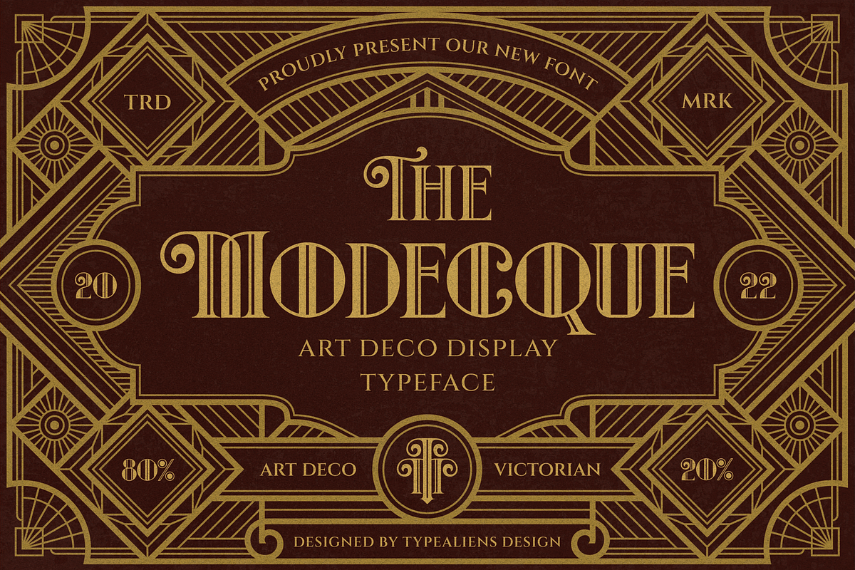 Modecque, a Font by ilhamtaro (Photo 1 of 10)