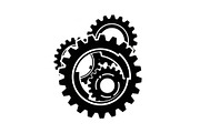 Gear & Cogwheel Silhouette Vector Bu, an Illustration by jahid234 (Thumbnail 15 of 51)