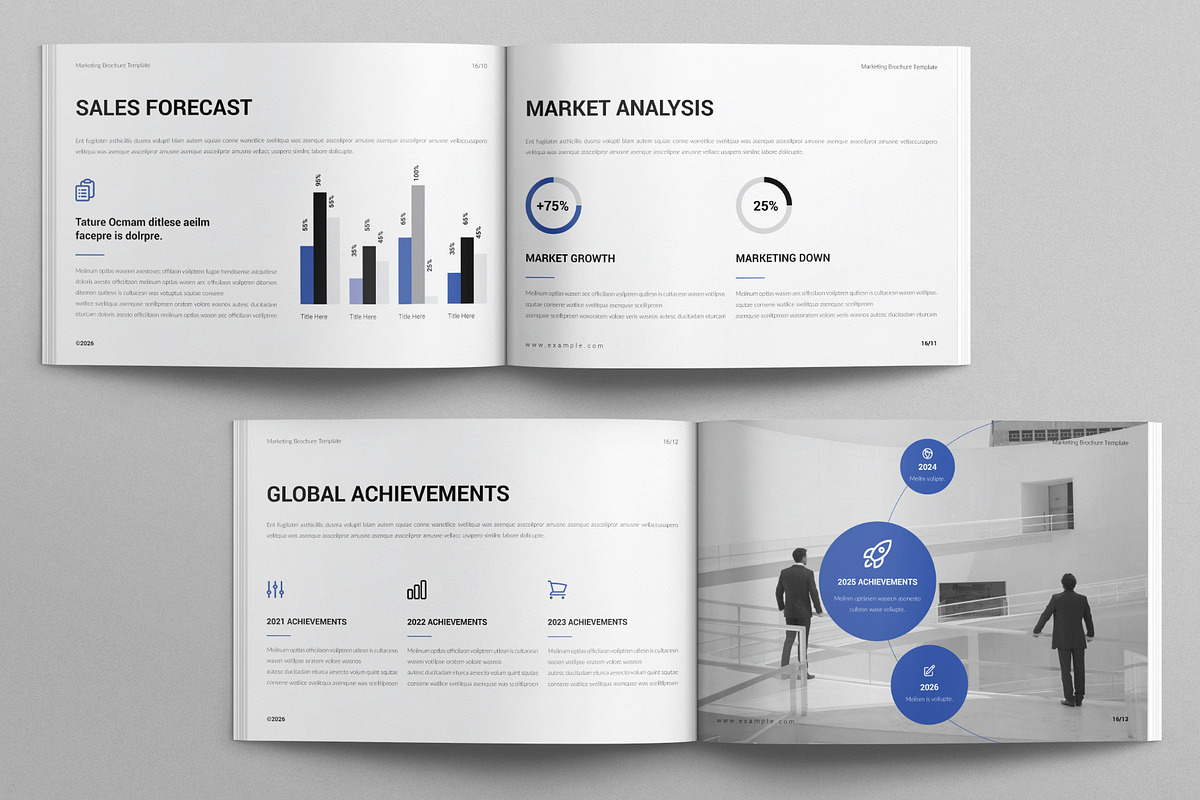 Marketing Brochure Landscape, a Brochure Template by E-Type (Photo 5 of 7)