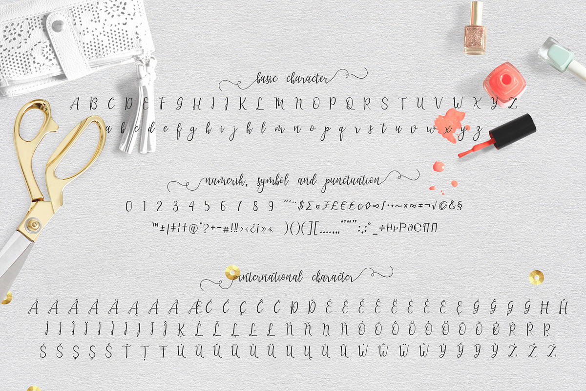 Lanara Script Font preview 5