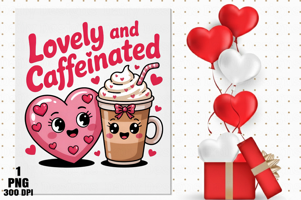 Valentine's Day To Be Lovely & PNG, an Illustration by Daily.Designs (Photo 4 of 5)