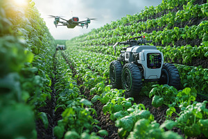 Advanced agricultural technology opt, a Photo by Tanuart