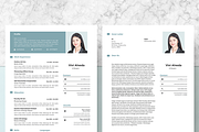 Modern Resume & CV Template, a Resume Template by Hito Graphic (Thumbnail 3 of 8)