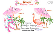 Tropical Mahjong illustrations, a Decorative Illustration by TheHappyGiftArt (Thumbnail 7 of 8)