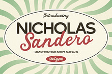 Nicholas Sandero Font Duo Whimsical