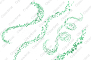 Kelly Green Watercolor Star Clipart, an Object Illustration by ClipartBrat Graphics (Thumbnail 4 of 5)