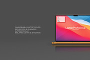 Laptop Mockup - MacBook Pro 16, a Mockup by Avelina Studio (Thumbnail 2 of 3)