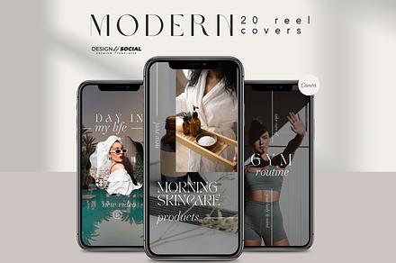 Influencer Reel Cover Templates, a Social Media Template by design4social