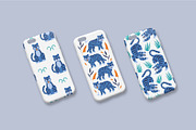 Blue tiger | Vector Collection, an Animal Illustration by katieromanoff_art (Thumbnail 8 of 11)