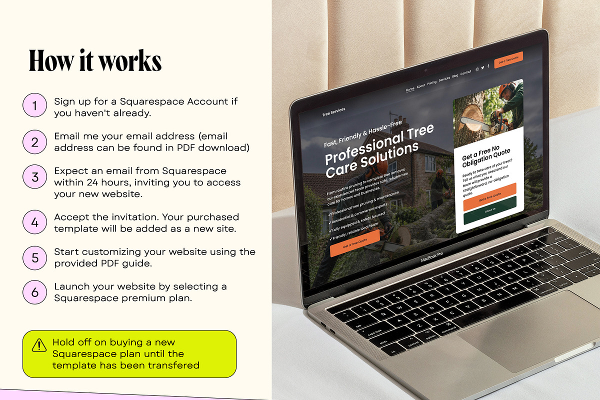 Tree Service Squarespace Template, a Squarespace Template by Template Twist Shop (Photo 6 of 10)