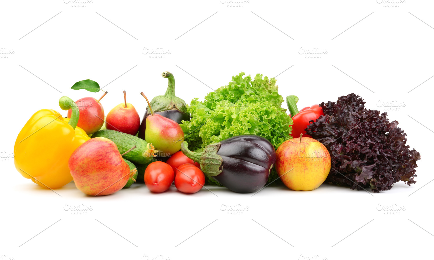 collection fruits and vegetables, a Food & Drink Photo by Serg64