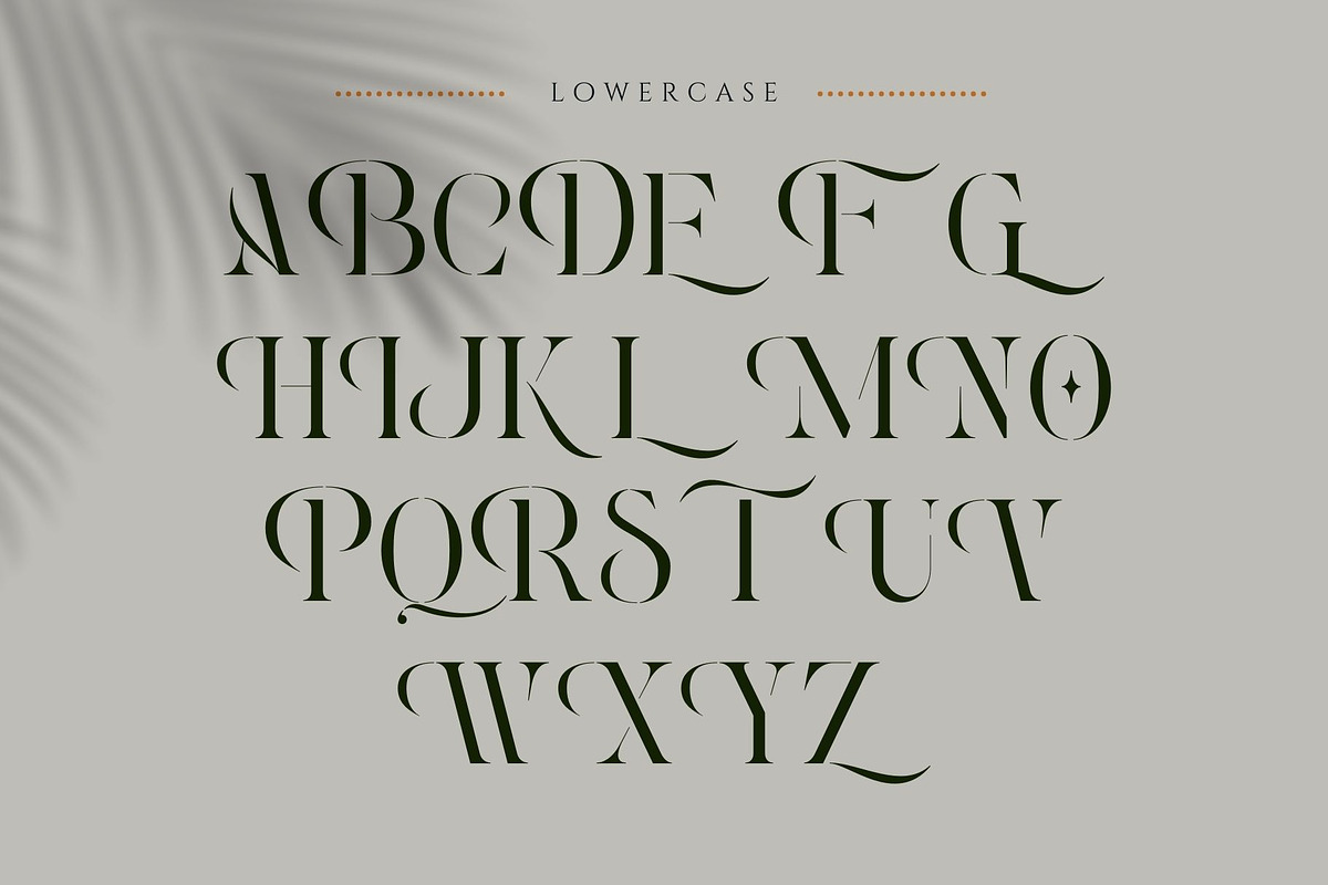 Roxer Stencil - Modern Serif Font, a Serif Font by Nirmana Visual (Photo 5 of 11)