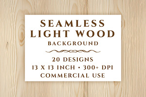 Seamless Light Wood Background