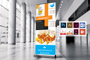 Medicine Promotion Roll Up Banner V1