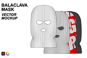 Balaclava Mask Vector Flat Mockup, a Mask Mockup by Infinity Mockups (Thumbnail 1 of 8)